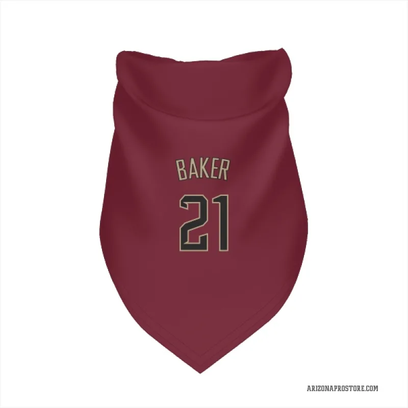 Luken Baker  Arizona Diamondbacks   Crimson Cat & Dog Pet Bandana