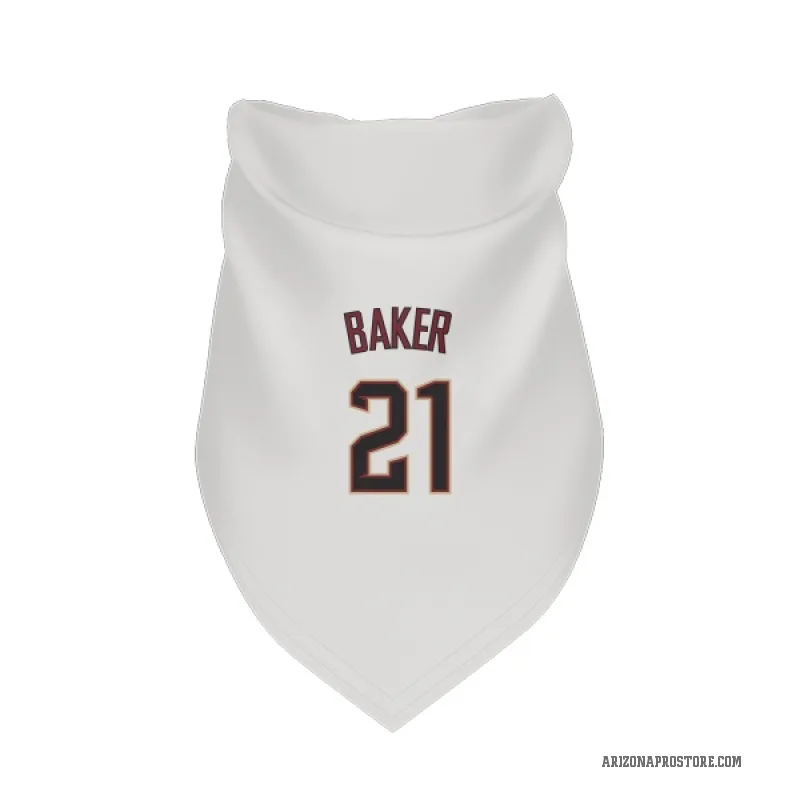Luken Baker  White Arizona Diamondbacks  Cat & Dog Pet Bandana