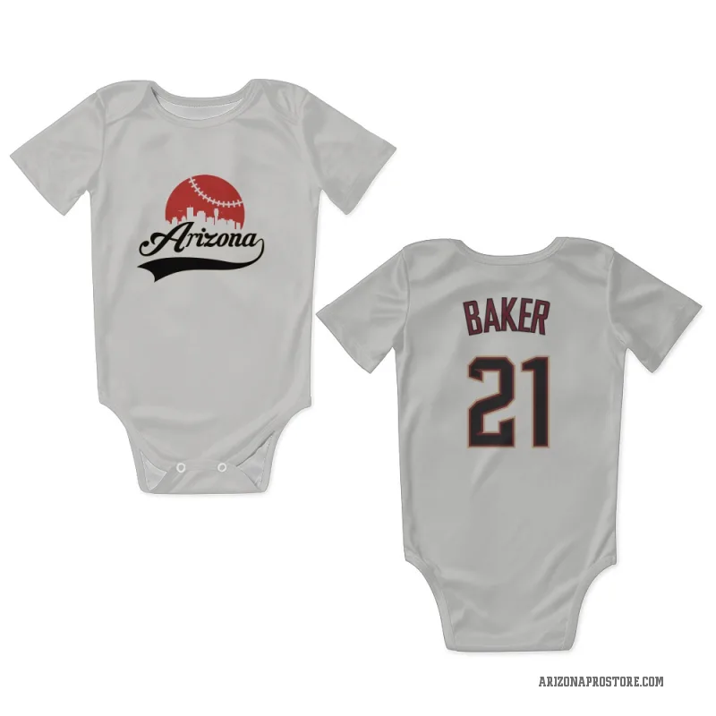 Luken Baker  White Arizona Diamondbacks  Newborn & Infant Bodysuit
