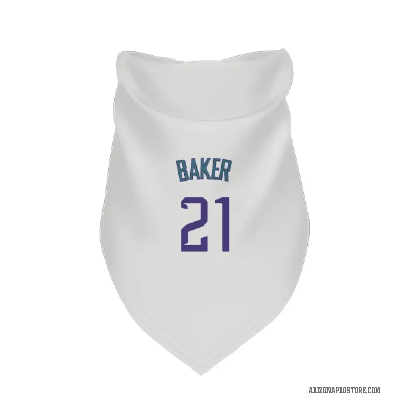 Luken Baker  White/Purple Arizona Diamondbacks  Cat & Dog Pet Bandana