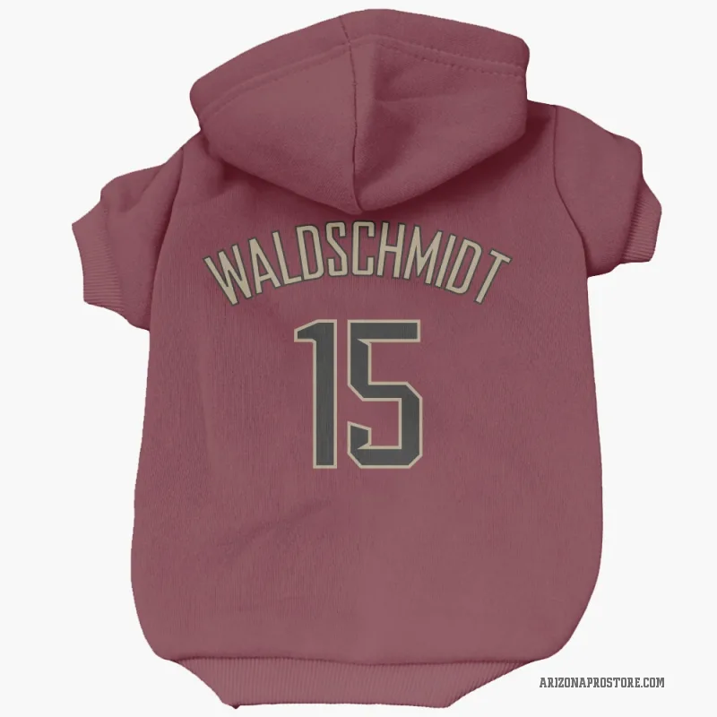Ryan Waldschmidt  Arizona Diamondbacks   Crimson Cat & Dog Pet Hoodie