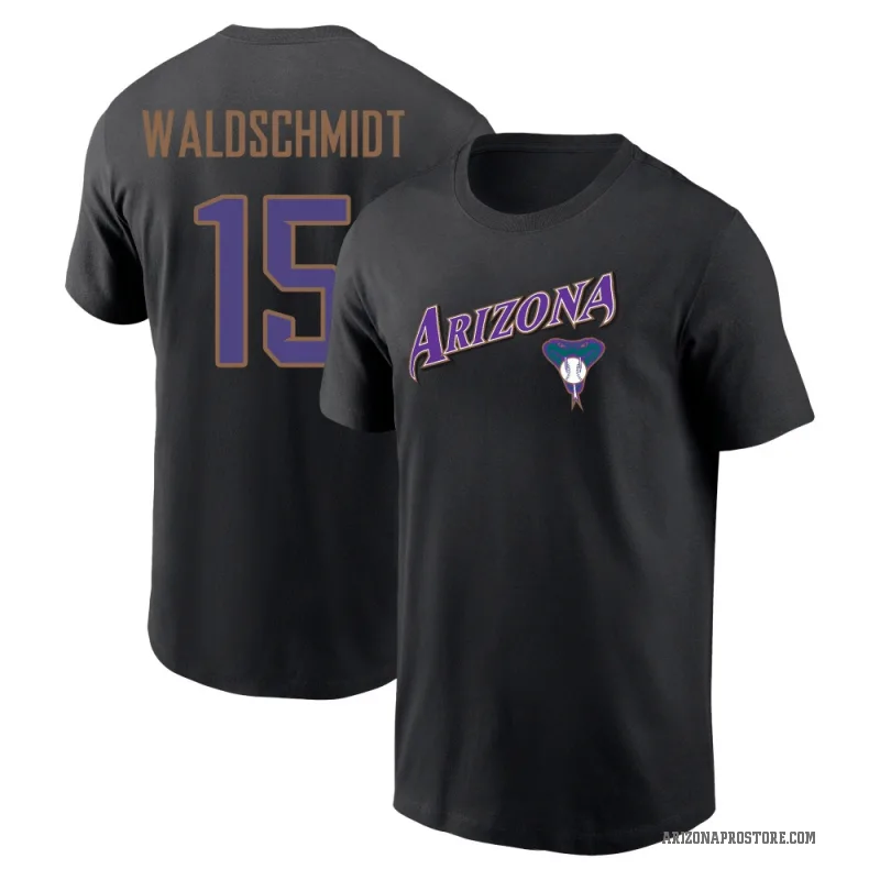 Ryan Waldschmidt Men's Black Arizona Diamondbacks Cooperstown Collection Wahconah T-Shirt