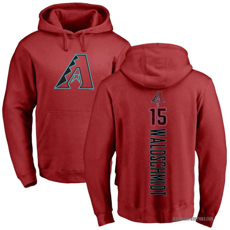 Ryan Waldschmidt Men's Red Arizona Diamondbacks Backer Pullover Hoodie