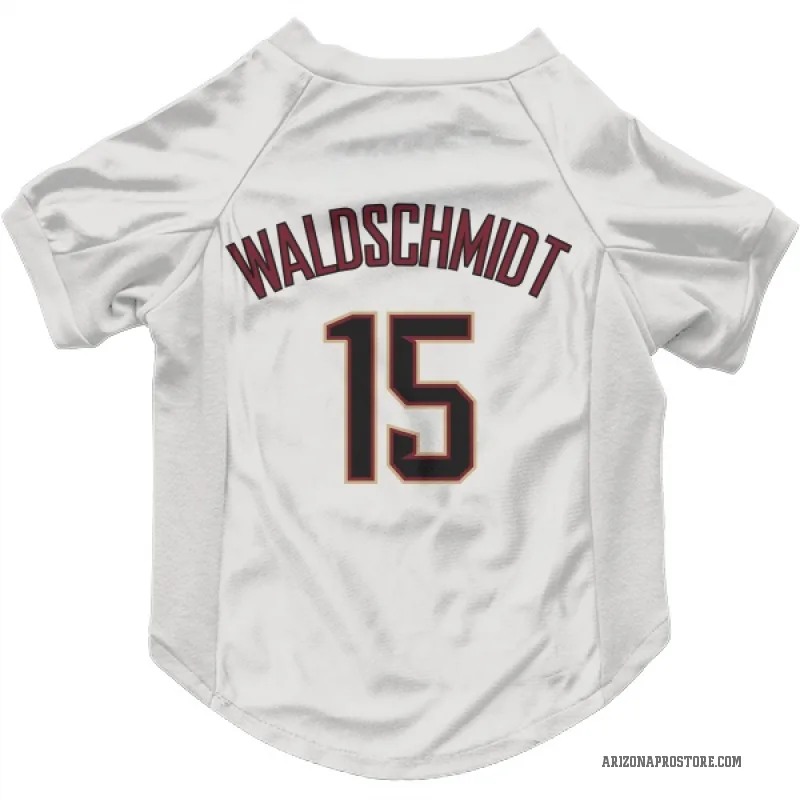 Ryan Waldschmidt  White Arizona Diamondbacks  Cat & Dog Pet Jersey