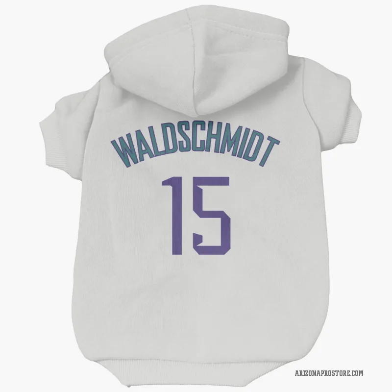 Ryan Waldschmidt  White/Purple Arizona Diamondbacks  Cat & Dog Pet Hoodie