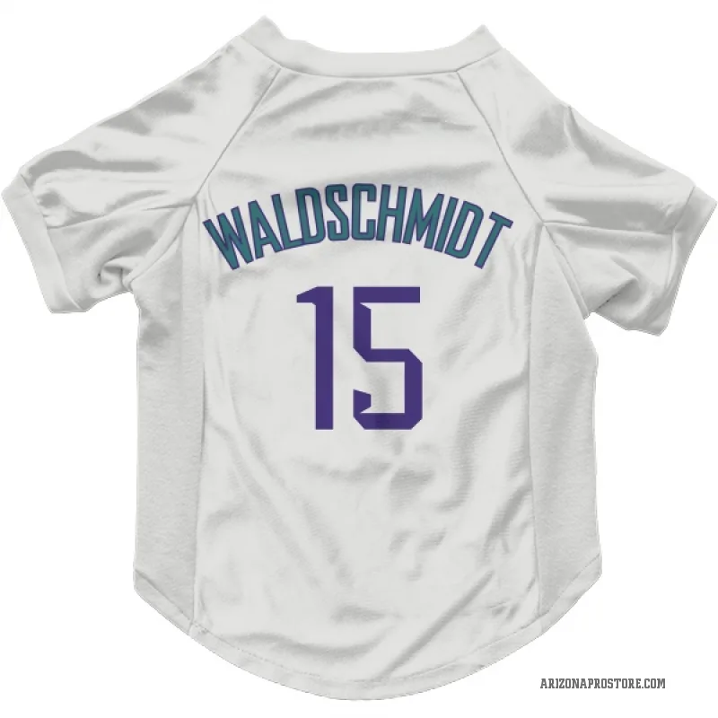 Ryan Waldschmidt  White/Purple Arizona Diamondbacks  Cat & Dog Pet Jersey