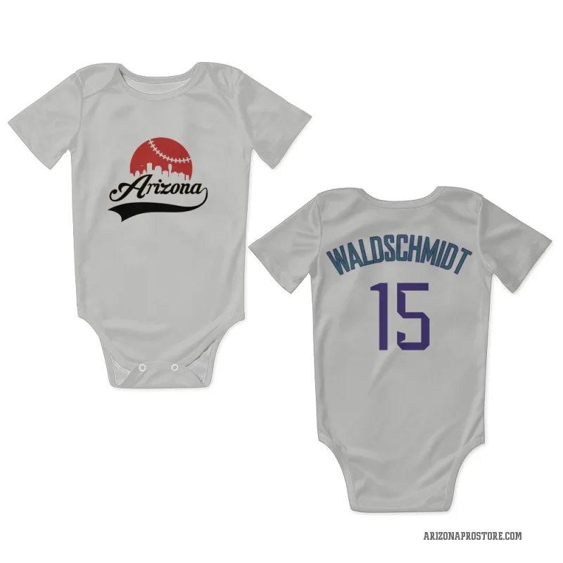 Ryan Waldschmidt  White/Purple Arizona Diamondbacks  Newborn & Infant Bodysuit