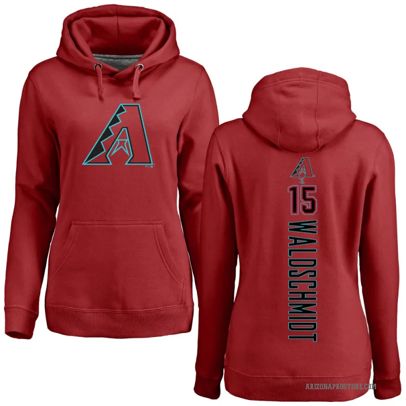 Ryan Waldschmidt Women's Red Arizona Diamondbacks Backer Pullover Hoodie