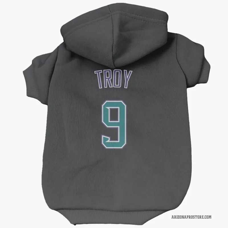 Tommy Troy  Black Arizona Diamondbacks  Cat & Dog Pet Hoodie