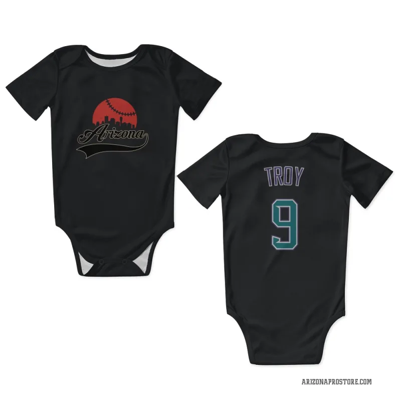 Tommy Troy  Black Arizona Diamondbacks  Newborn & Infant Bodysuit
