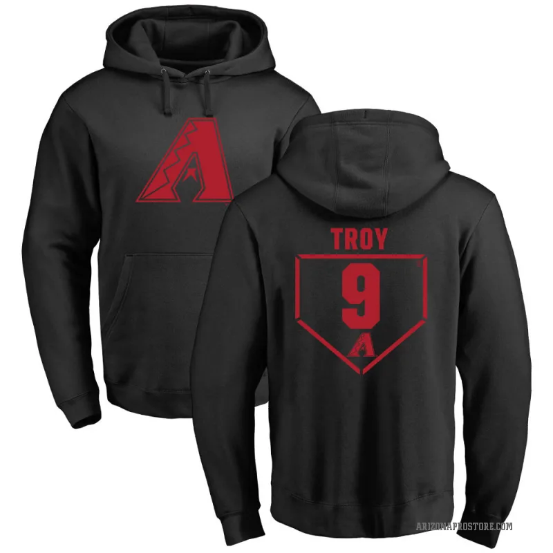 Tommy Troy Men's Black Arizona Diamondbacks Branded RBI Pullover Hoodie -