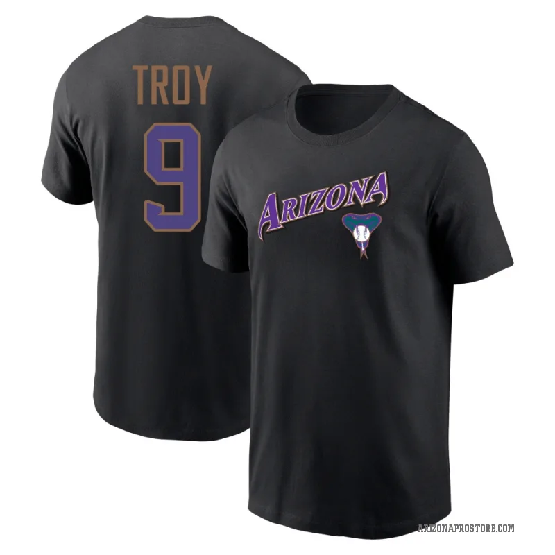 Tommy Troy Men's Black Arizona Diamondbacks Cooperstown Collection Wahconah T-Shirt