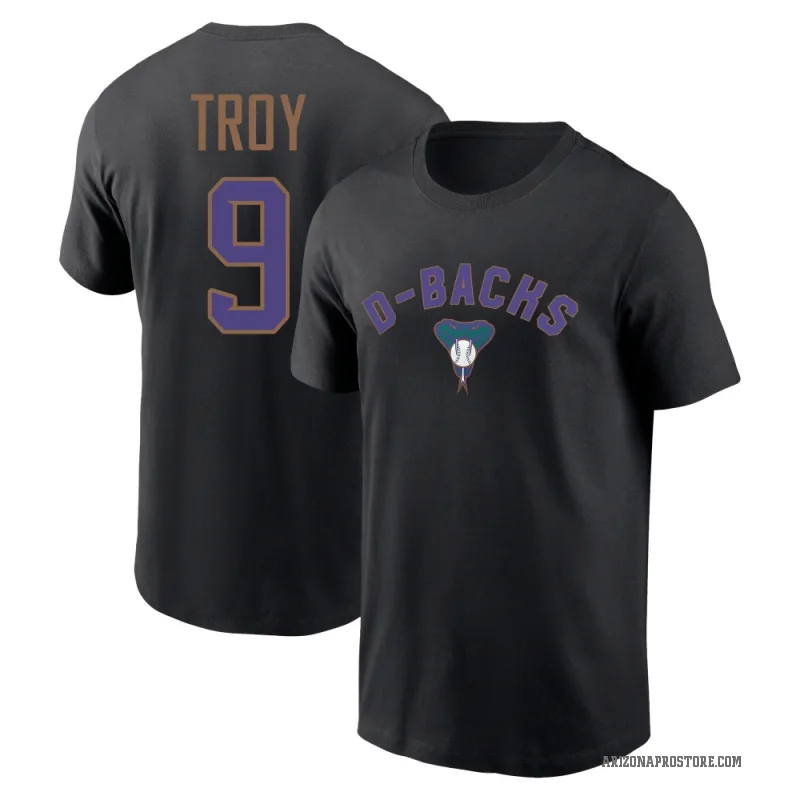 Tommy Troy Men's Black Arizona Diamondbacks Cooperstown Winning Streak T-Shirt
