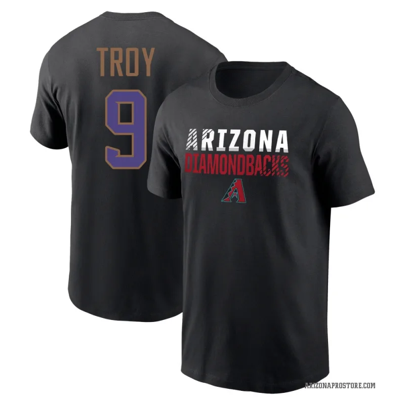 Tommy Troy Men's Black Arizona Diamondbacks Fade Out T-Shirt