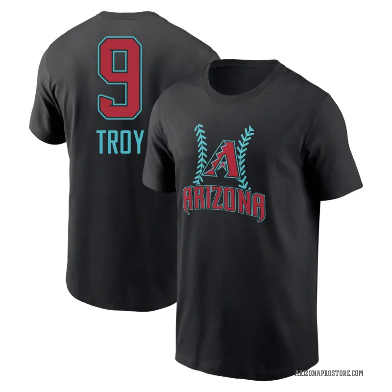 Tommy Troy Men's Black Arizona Diamondbacks Fastball T-Shirt
