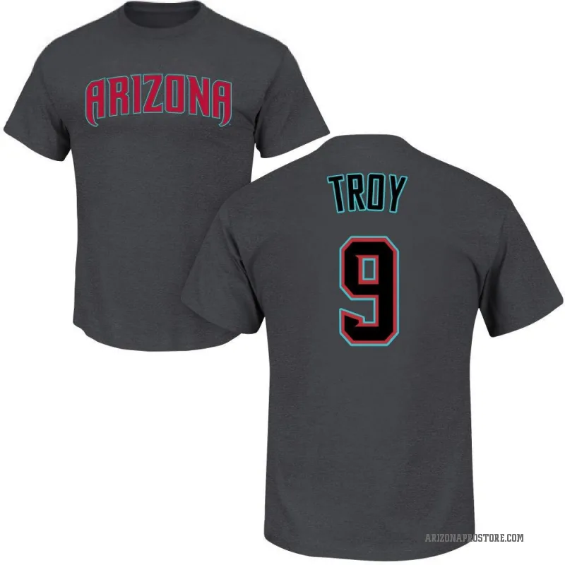 Tommy Troy Men's Charcoal Arizona Diamondbacks Roster T-Shirt -