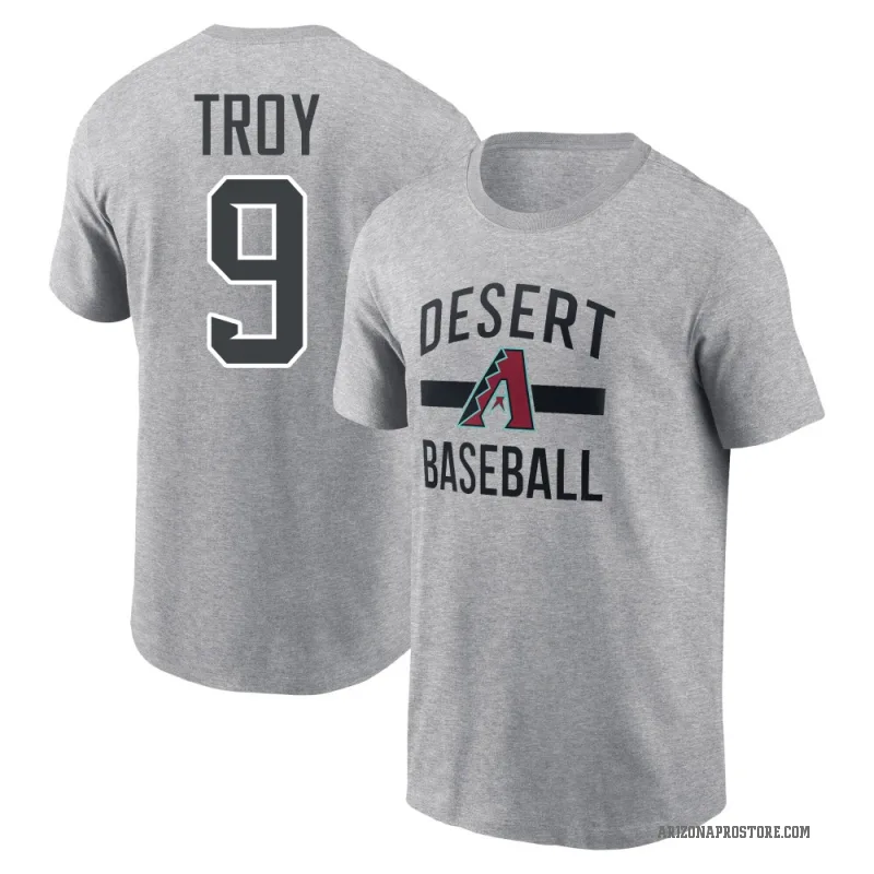 Tommy Troy Men's Gray Arizona Diamondbacks Heather Arched T-Shirt
