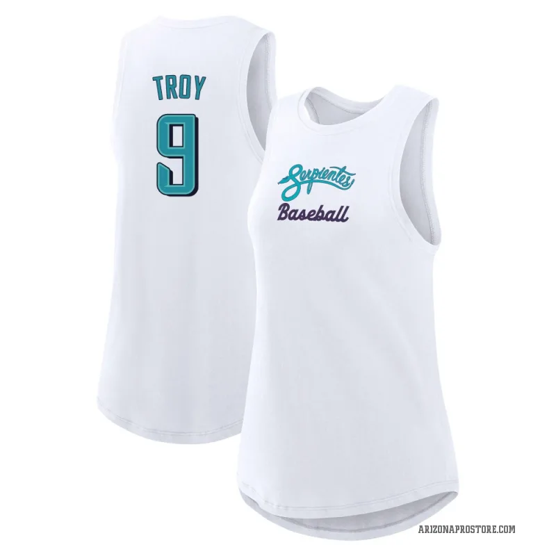 Tommy Troy Men's White Arizona Diamondbacks 2025 City Connect Tri-Code High Neck Performance Tank Top