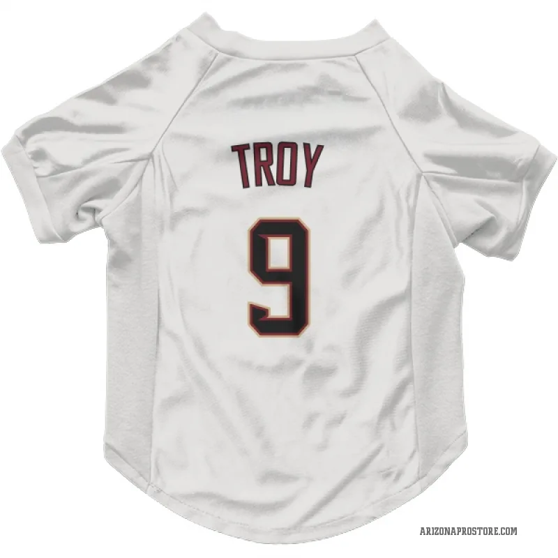 Tommy Troy  White Arizona Diamondbacks  Cat & Dog Pet Jersey