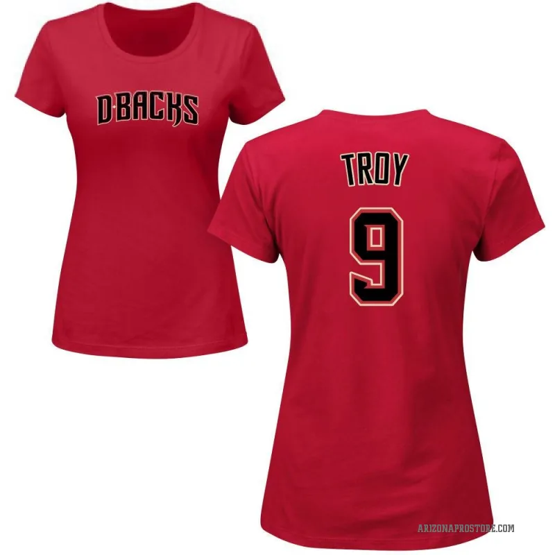 Tommy Troy Women's Arizona Diamondbacks Roster T-Shirt - Crimson