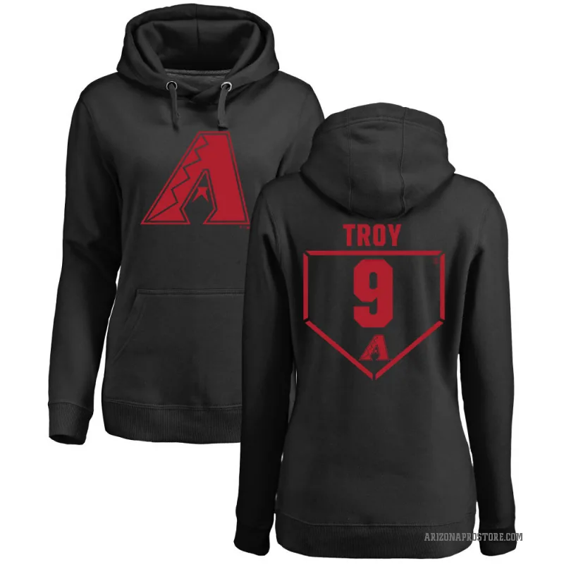 Tommy Troy Women's Black Arizona Diamondbacks Branded RBI Pullover Hoodie -