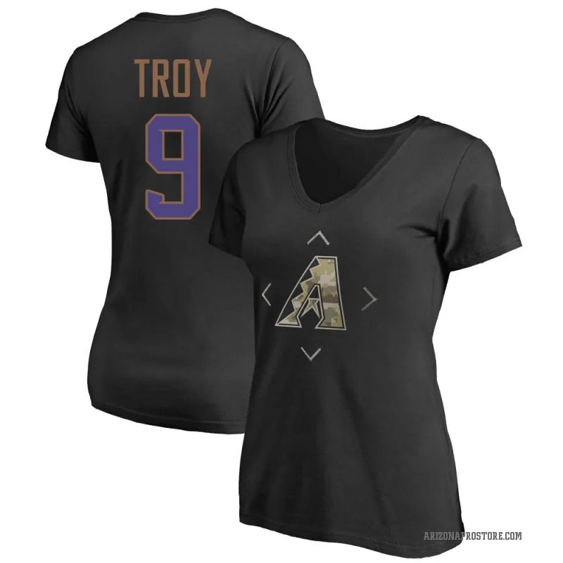 Tommy Troy Women's Black Arizona Diamondbacks Camo T-Shirt