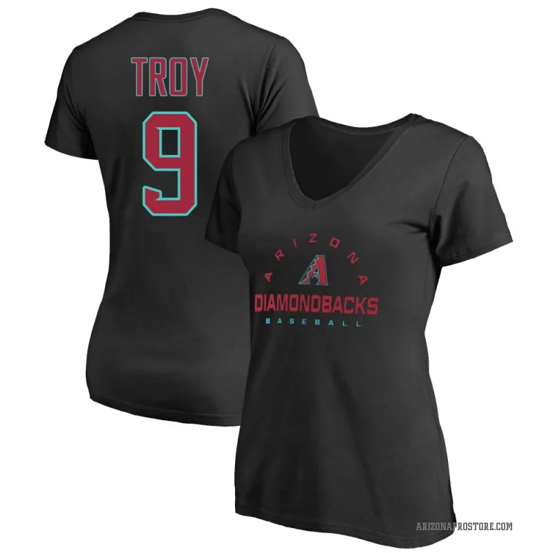 Tommy Troy Women's Black Arizona Diamondbacks Clubhouse Legacy Primary T-Shirt