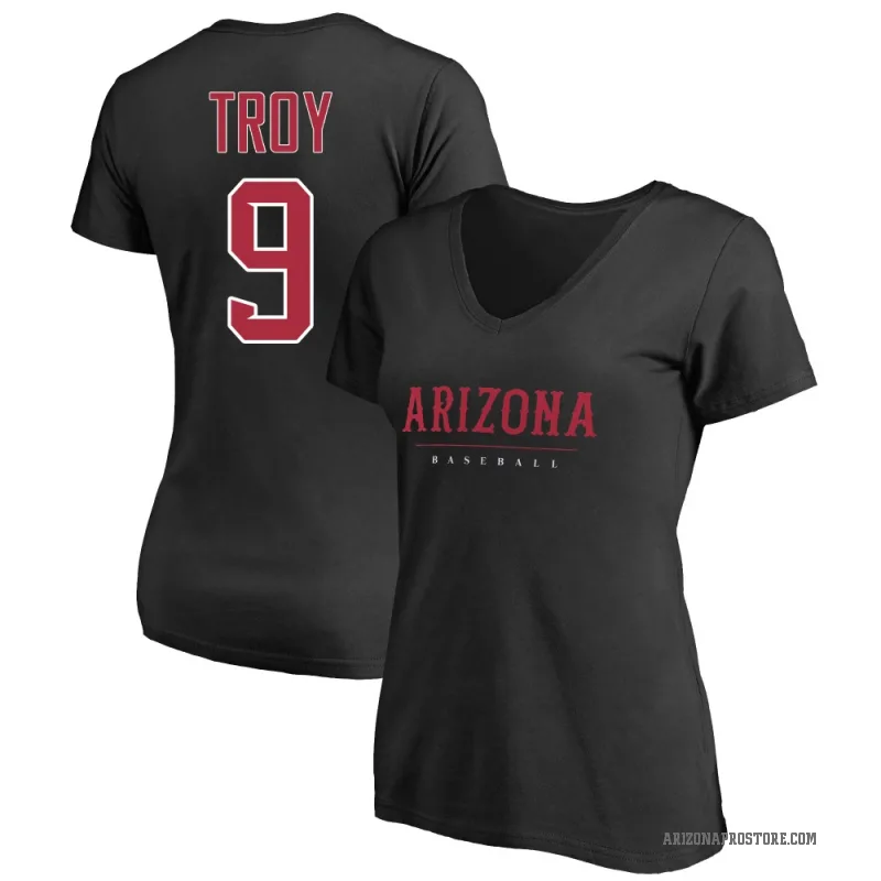 Tommy Troy Women's Black Arizona Diamondbacks Color Pop Legacy Clubhouse T-Shirt