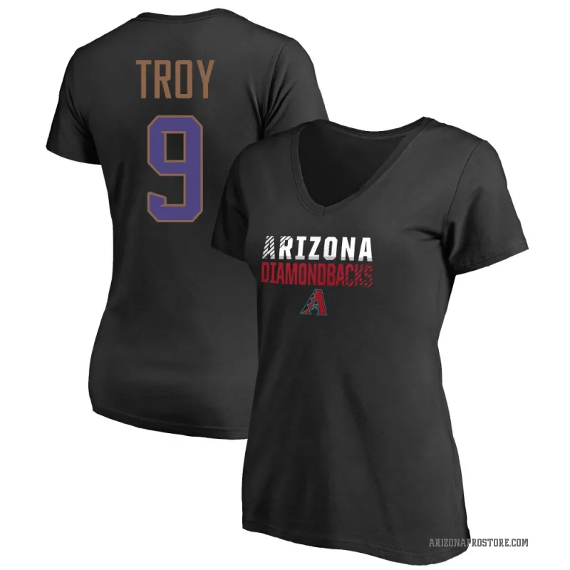 Tommy Troy Women's Black Arizona Diamondbacks Fade Out T-Shirt