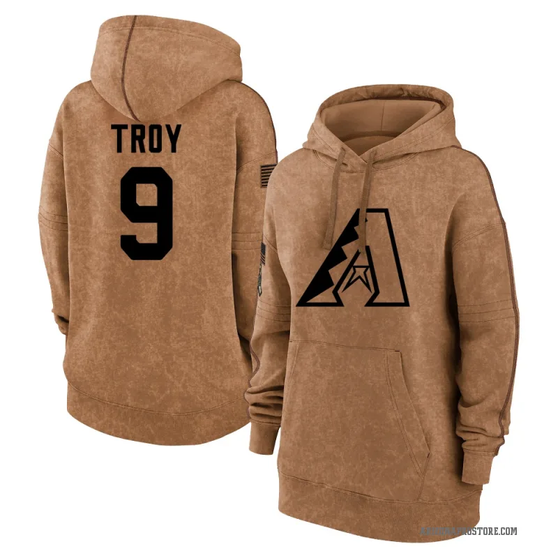 Tommy Troy Women's Brown Arizona Diamondbacks 2023 Salute to Service Pullover Hoodie