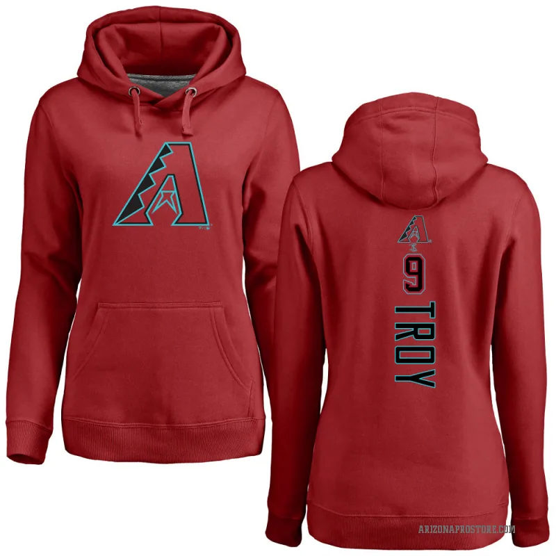 Tommy Troy Women's Red Arizona Diamondbacks Backer Pullover Hoodie