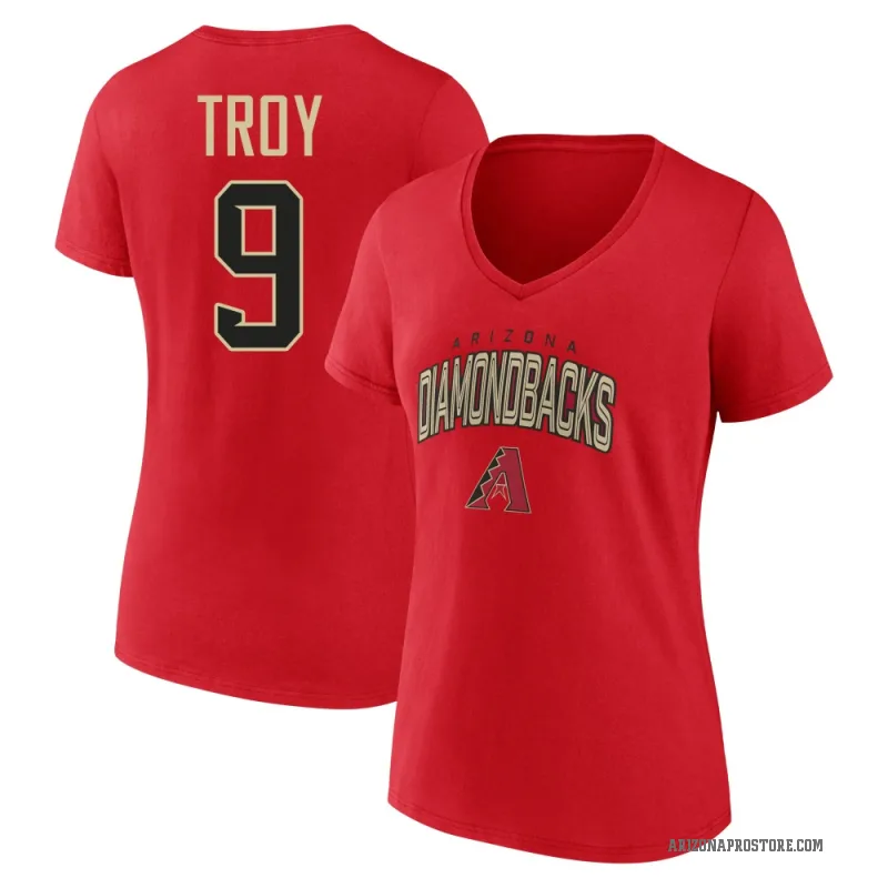 Tommy Troy Women's Red Arizona Diamondbacks Master The T-Shirt