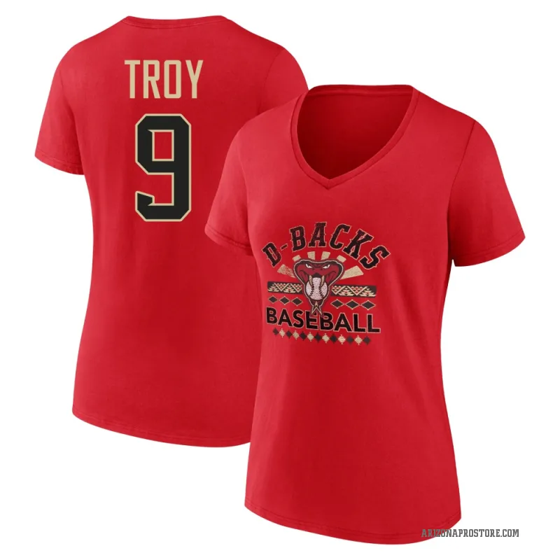 Tommy Troy Women's Red Arizona Diamondbacks Team Adrenaline T-Shirt