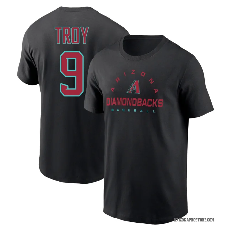 Tommy Troy Youth Black Arizona Diamondbacks Clubhouse Legacy Primary T-Shirt