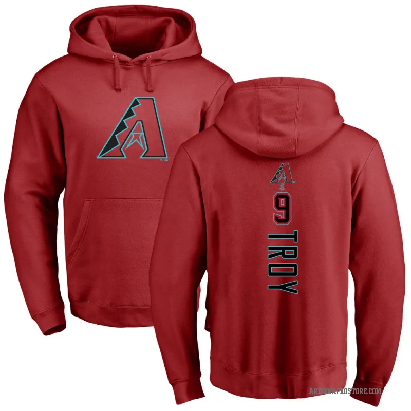 Tommy Troy Youth Red Arizona Diamondbacks Backer Pullover Hoodie