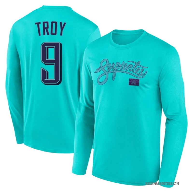Tommy Troy Youth Teal Arizona Diamondbacks 2025 City Connect Script Game Day Performance Long Sleeve T-Shirt